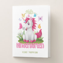Butterfly Unicorn Kindergarten Zurück zur Schule