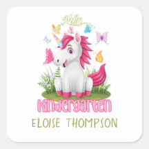 Butterfly Unicorn Kindergarten Zurück zur Schule