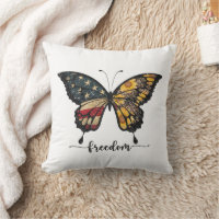 Butterfly USA Flag Freedom T - Shirt