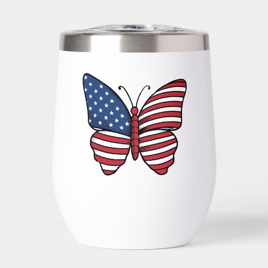 Butterfly USA Flag Sublimierung-62614 (Vorderseite)