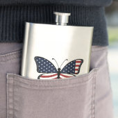 Butterfly USA Sublimierung-62614 Flachmann (Beispiel)