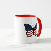 Butterfly USA Sublimierung-62614 Tasse (VorderseiteRechts)