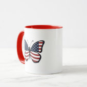 Butterfly USA Sublimierung-62614 Tasse (Vorderseite Links)