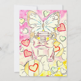 Butterfly Valentine Card Feiertagskarte
