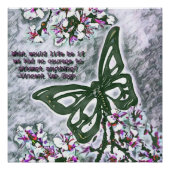 Butterfly Van Gogh Poster (Vorderseite)