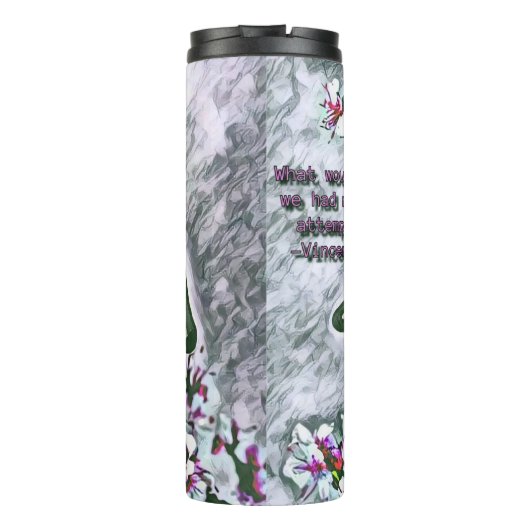 Butterfly Van Gogh Thermosbecher (Rückseite)