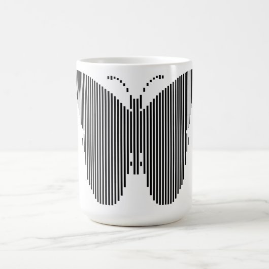 Butterfly Vector Design-Tasse Kaffeetasse (Mittel)