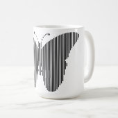 Butterfly Vector Design-Tasse Kaffeetasse (VorderseiteRechts)