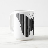 Butterfly Vector Design-Tasse Kaffeetasse (Vorderseite Links)