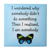 Butterfly-Verse Fliese (Vorderseite)