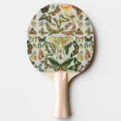 Butterfly Vintag Antique Butterfells Kunst Tischtennis Schläger (Rückseite)