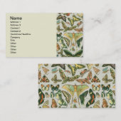 Butterfly Vintag Antique Butterfells Kunst Visitenkarte (Vorne/Hinten)