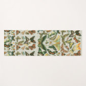 Butterfly Vintag Antique Butterfells Kunst Yogamatte (Vorderseite (Horizontal))