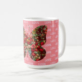 Butterfly Vintager Blumenkohl Tasse Cup (VorderseiteRechts)