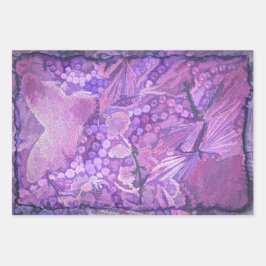 Butterfly Vintager Lila Viktorianischer Stil Roman Geschenkpapier Set