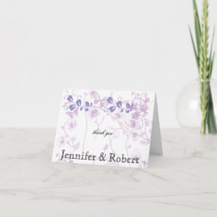 Butterfly Visionen in Lilac Danke