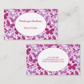 Butterfly-Visitenkarte Visitenkarte (Vorne/Hinten)