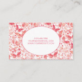 Butterfly-Visitenkarte Visitenkarte (Rückseite)