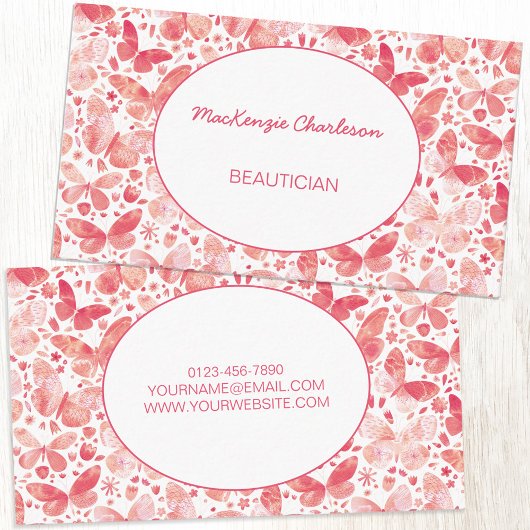 Butterfly-Visitenkarte Visitenkarte