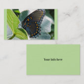 Butterfly-Visitenkarten Visitenkarte (Vorne/Hinten)