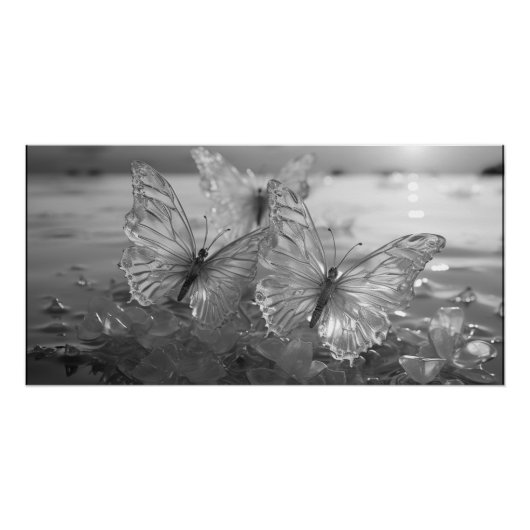 Butterfly Wall Art Glossy Poster (Vorderseite)