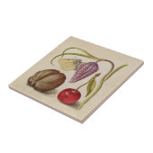 Butterfly Walnut Blume Cherry Wasserfarbe Kunst Fliese (Seite)