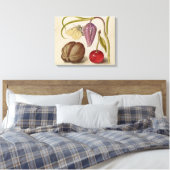 Butterfly Walnut Blume Cherry Wasserfarbe Kunst Leinwanddruck (Insitu (Schlafzimmer))
