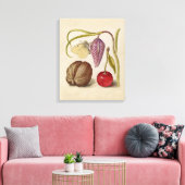 Butterfly Walnut Blume Cherry Wasserfarbe Kunst Leinwanddruck (Insitu (Wohnzimmer))