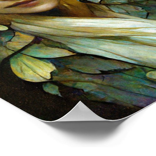 Butterfly Wantasy Art Poster (Ecke)