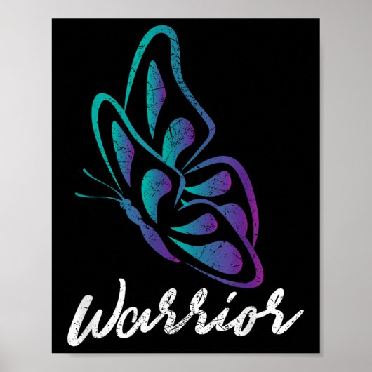Butterfly Warrior - Selbstmordverhütung Bewusstsei Poster (Vorne)