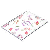 Butterfly Wasserfarbe, die Sie anpassen können Notizblock (Linke Seite)