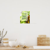 Butterfly Wasserfarbe Kunst Personalisierte Hochze Poster (Küche)