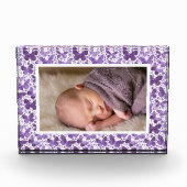 Butterfly-Wasserfarbmuster Fotoblock (Vorderseite)