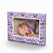 Butterfly-Wasserfarbmuster Fotoblock (Rechts)