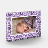 Butterfly-Wasserfarbmuster Fotoblock (Links)