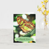 Butterfly Watching Nature Personalisiert Danke Karte (Gelbe Blume)