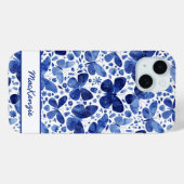 Butterfly Watercolor Personalisiert Case-Mate iPhone Hülle (Rückseite (Horizontal))