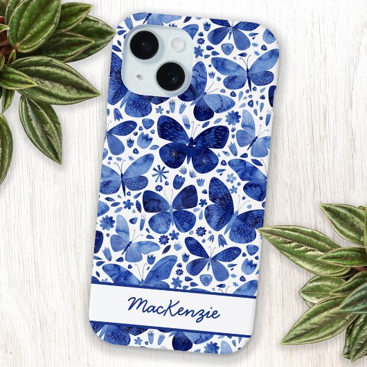 Butterfly Watercolor Personalisiert Case-Mate iPhone Hülle