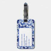 Butterfly Watercolor Personalisiert Gepäckanhänger (Rückseite vertikal)