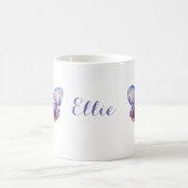 Butterfly Watercolor Personalisiert Kaffeetasse (Mittel)