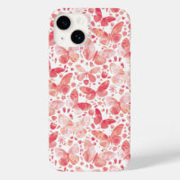 Butterfly Watercolor Pink