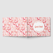 Butterfly Watercolor Pink Gästebuch (Voll)