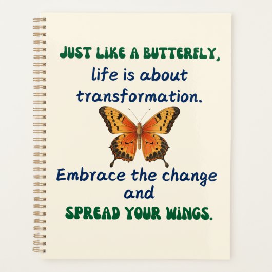 Butterfly Weisheit Planer (Vorderseite)