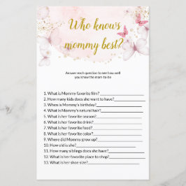 Butterfly Wer die Mama besten Baby Shower Games ke