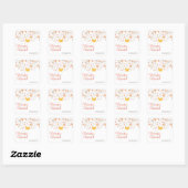 Butterfly Whimsy Wedding Stickers (Blatt)