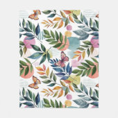 Butterfly Whisky Fleecedecke (Vorderseite)
