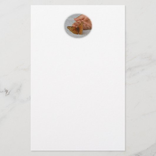 Butterfly Whisperer Stationery Briefpapier (Vorderseite)
