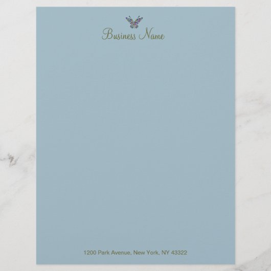 Butterfly Whispers 2 ÄNDERUNG FARBE ~ Letterhead (Vorderseite)