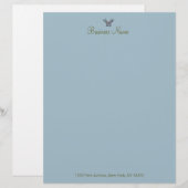 Butterfly Whispers 2 ÄNDERUNG FARBE ~ Letterhead (Vorne/Hinten)