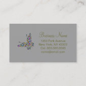 Butterfly Whispers ÄNDERN FARBE ~ Visitenkarte (Rückseite)